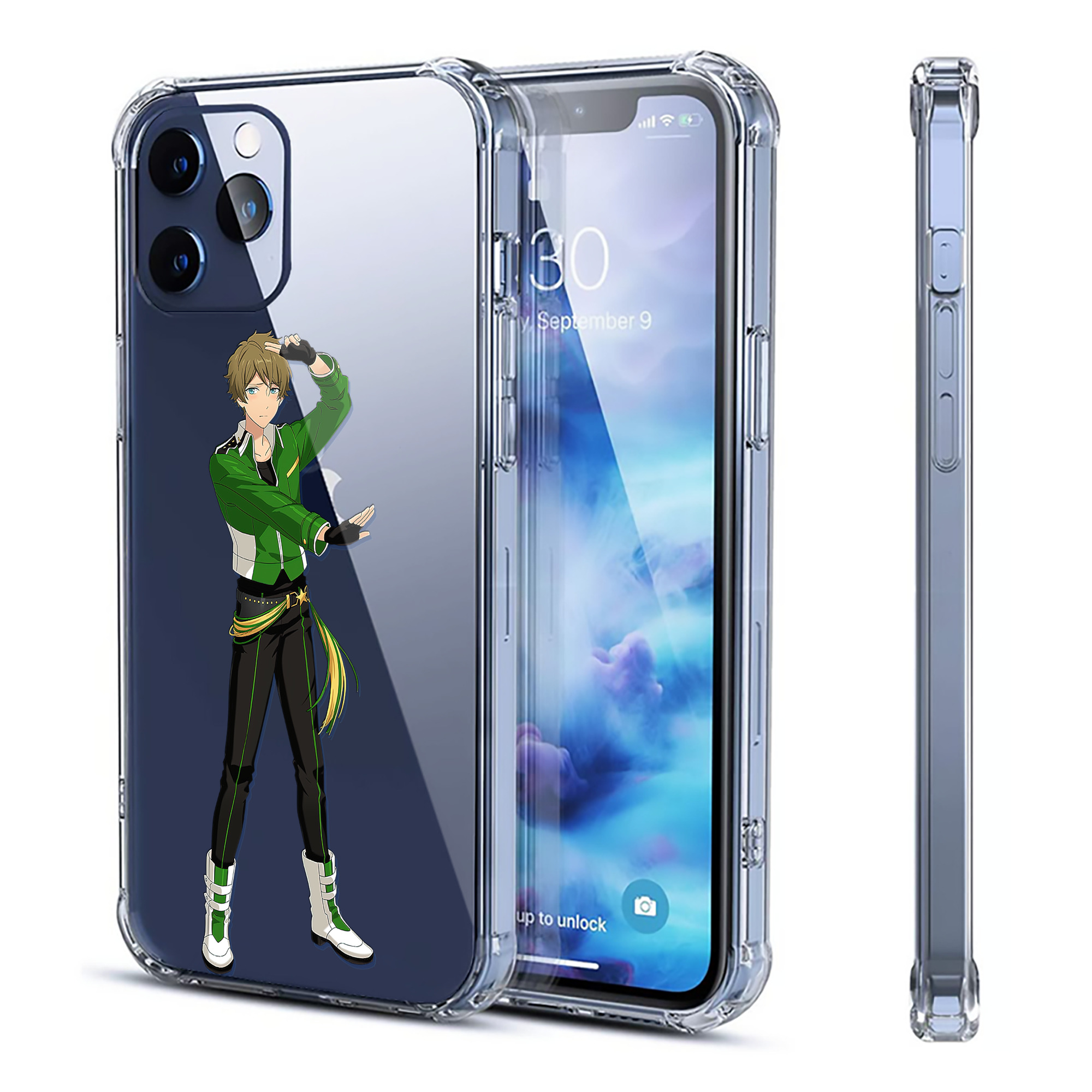 （画像用） あんさんぶるスターズ! Ensemble Stars 【iPhone 12シリーズ対応】透明スマホケース（クリアソフトケース）